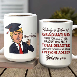 GeckoCustom No Body Is Better At Graduating Than You Graduation mug, Custom Chibi ClipArt  HN590