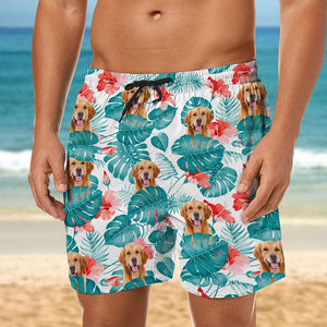 GeckoCustom Personalized Beach Short Upload Photo Dog Cat For Men N369 888378 120728 4XL