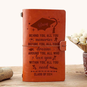 GeckoCustom Personalized Graduation Vintage Journal Notebook HN590 125 x 200 mm (4.9 x 7.9 in)