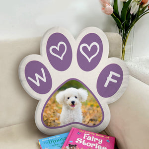 GeckoCustom Personalized Photo Pet Paw Custom Shaped Pillow HO82 891236