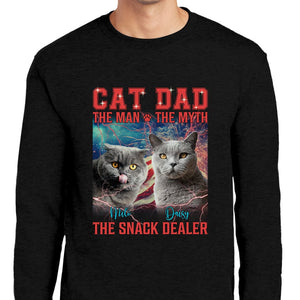 GeckoCustom Personalized Photo The Man The Myth The Snack Dealer Pet Shirt DA199 890389 Long Sleeve / Colour Black / S