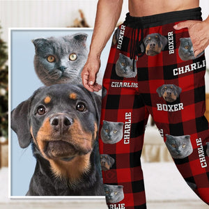 GeckoCustom Personalized Sweatpants Upload Photo And Custom Name Dog Cat For Christmas Gifts N369 888775 54298