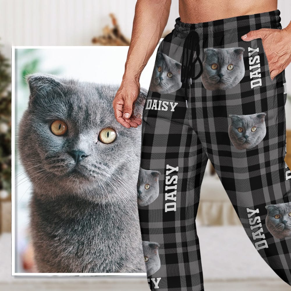 GeckoCustom Personalized Sweatpants Upload Photo And Custom Name Dog Cat For Men And Women's N369 888775 120728