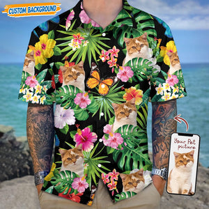 GeckoCustom Personalized Upload Dog Cat Photo Hawaiian Shirt T368 889436