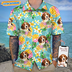 GeckoCustom Personalized Upload Dog Cat Photo Hawaiian Shirt T368 889464