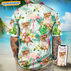 GeckoCustom Personalized Upload Dog Cat Photo Hawaiian Shirt T368 889468