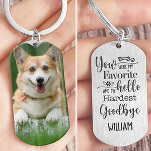 GeckoCustom Personalized Upload Photo Pet Metal Keychain T286 HN590