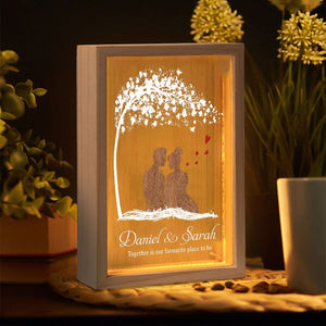 GeckoCustom Romantic Love For Couple Light Box Personalized Gift TA29 890060 5.91 x 8.27