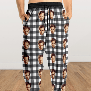 GeckoCustom Sweatpants Custom Photo Portrait Face For Men and Women's TA29 888995