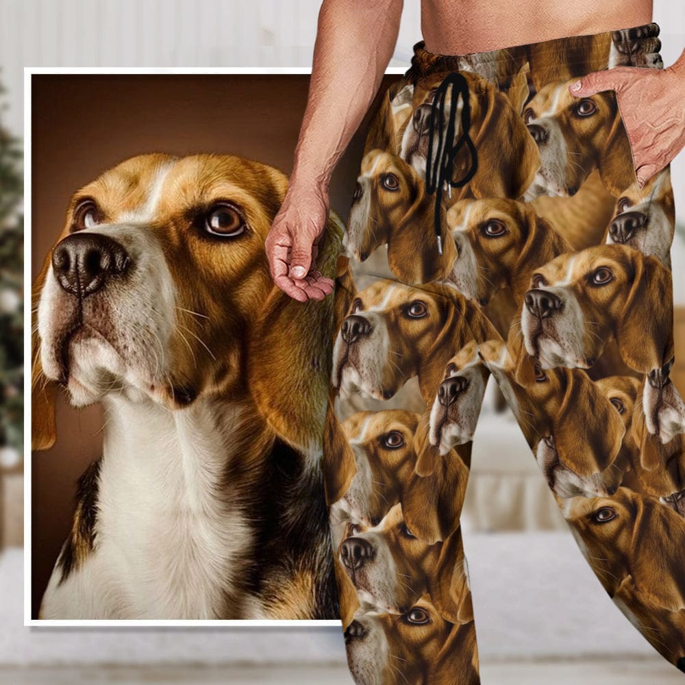 GeckoCustom Sweatpants Upload Portrait Photo Dog Cat For Men and Women's N369 888950