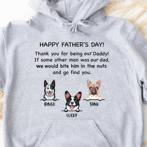 GeckoCustom Thank You Being Daddy Dog Dad Shirt 889217