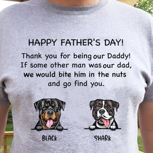 GeckoCustom Thank You Being Daddy Dog Dad Shirt 889217