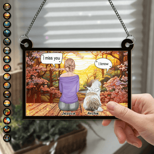 GeckoCustom They Still Talk About You Window Hanging Memorial Suncatcher Ornament Personalized Gift HO82 891158