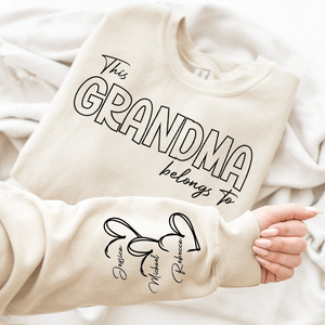 GeckoCustom This Grandma Belongs To Family Sweatshirt Personalized Gift N304 890175