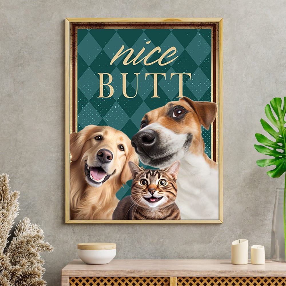 GeckoCustom Upload Dog Cat Photo Nice Butt Poster N304 889336