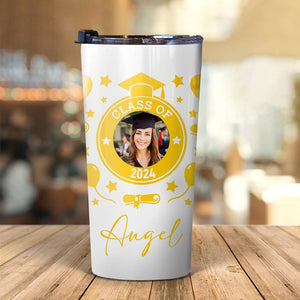 GeckoCustom Upload Photo Class of 2023 Graduation Tumbler HN590 20 oz