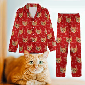 GeckoCustom Upload Photo Dog Cat Pajamas Christmas Gift TA29 888640