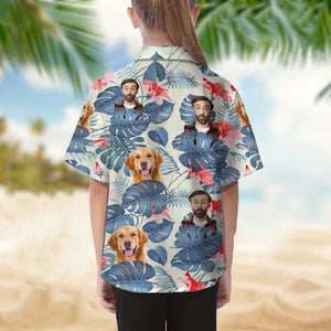 GeckoCustom Upload Photo Dog Daughter's Hawaiian Shirt TA29 888397