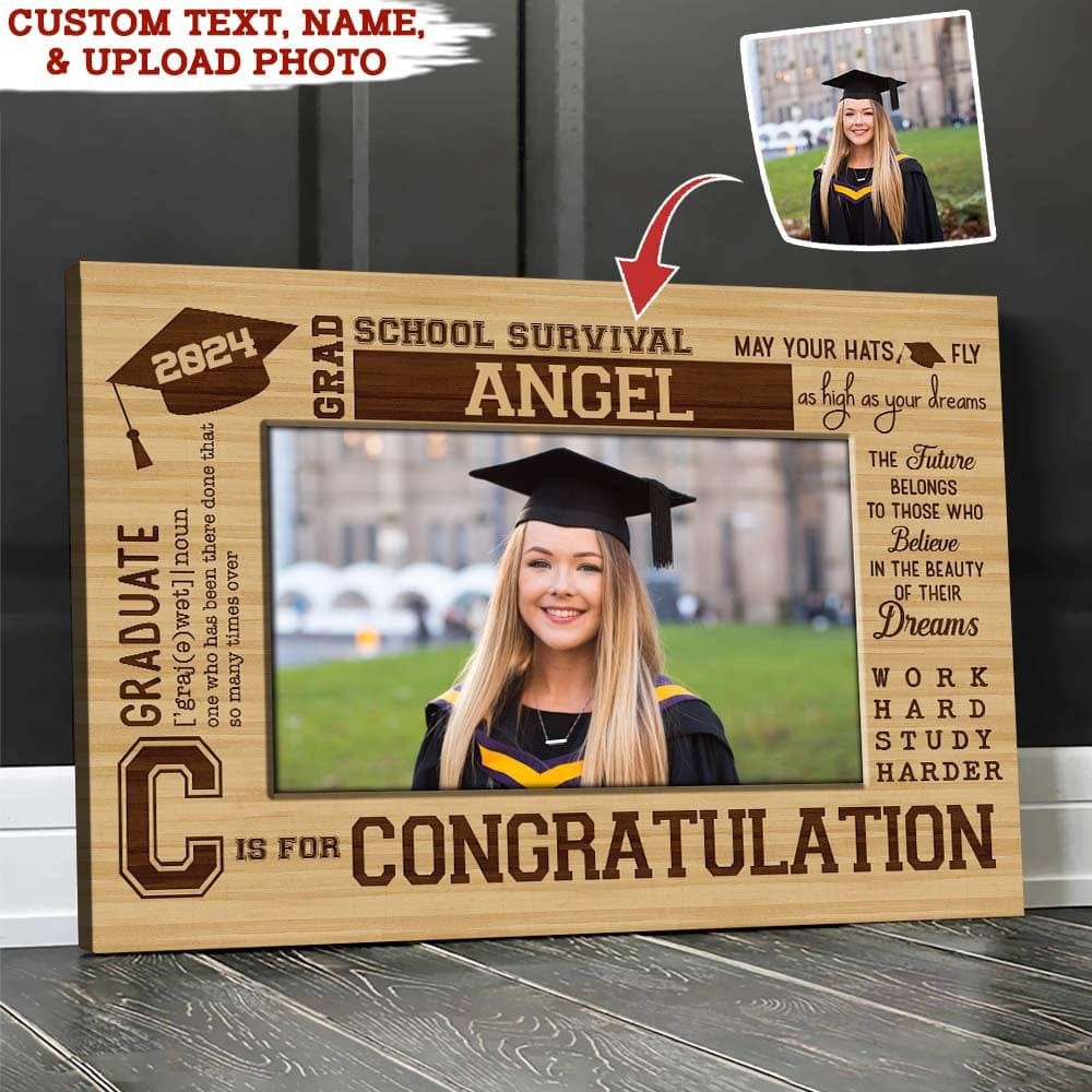 GeckoCustom Upload Photo Graduation Canvas HN590