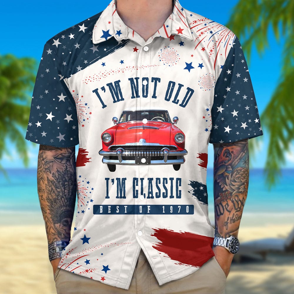 GeckoCustom Upload Photo I'm Not Old Car Hawaii Shirt N304 889388