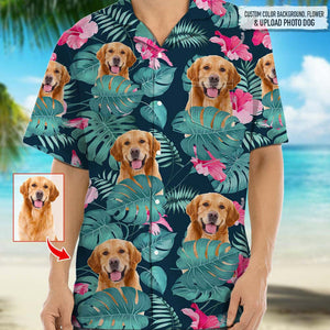 GeckoCustom Upload Photo Portrait Dog Hawaiian Shirt N369 888280