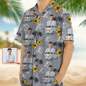 GeckoCustom Upload Photo RV Camping Hawaiian Shirt K228 888374