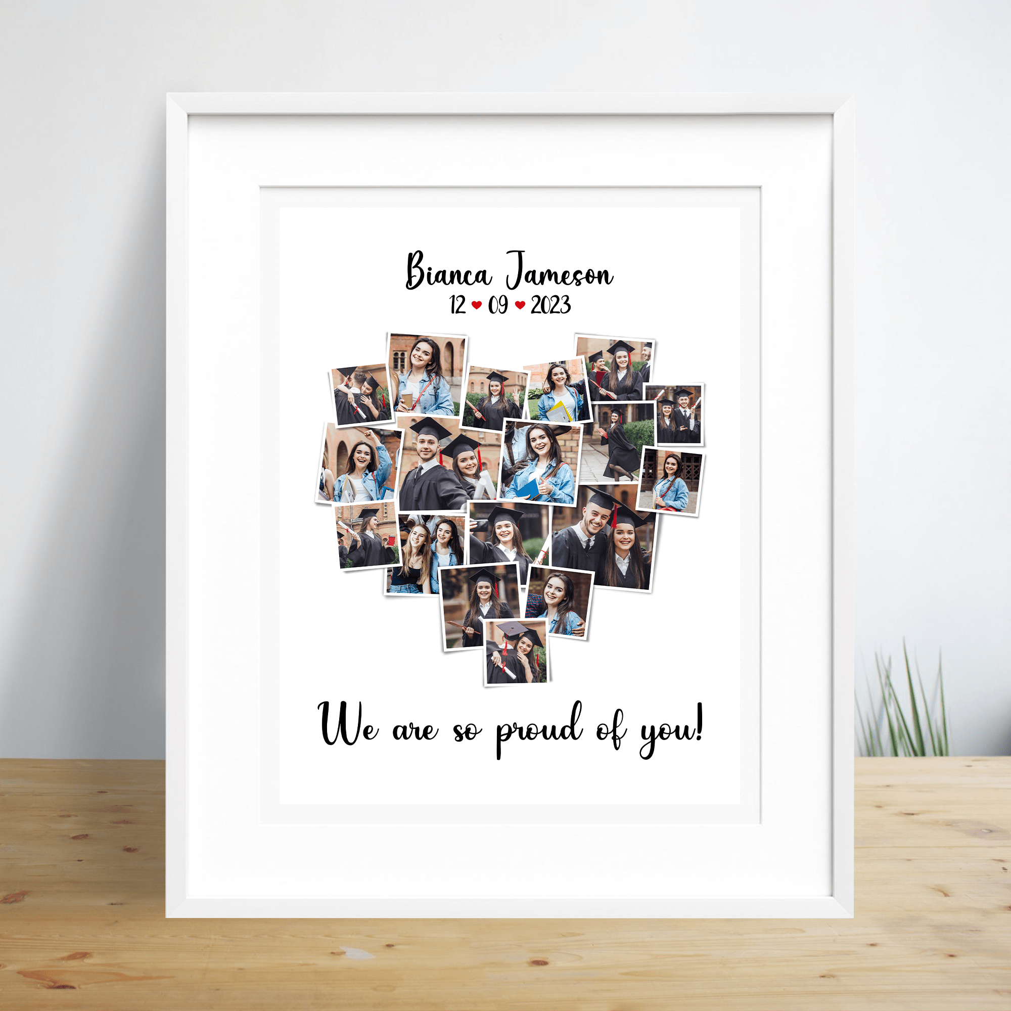 GeckoCustom We Are So Proud Of You Graduation Picture Frame TA29 890541