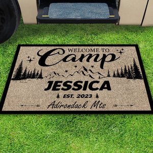 GeckoCustom Welcome To Camp For Camping Lovers Doormat K228 889406