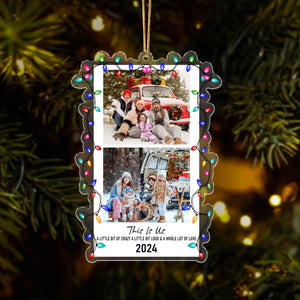 Custom Photo Polaroid Family Friends Christmas Acrylic Ornament HA75 891134