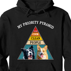 My Priority Pyramid Personalized Dog Cat Pet Photo Shirt C285