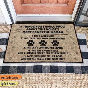 GeckoCustom 5 Things You Should Know About This House's Most Powerful Woman Doormat K228 HN590