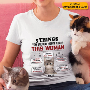 GeckoCustom 5 Things You Should Know About This Woman Cat Shirt, N304 HN590