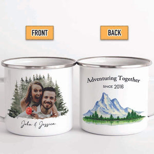 GeckoCustom Adventuring Together Camping Mug 12oz