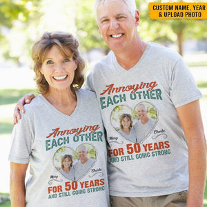 GeckoCustom Annoying Each Other For Many Years Still Going Strong Shirt N369 HN590