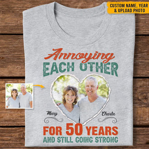 GeckoCustom Annoying Each Other For Many Years Still Going Strong Shirt N369 HN590