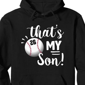 GeckoCustom Baseball Family That's My Baseball Player Personalized Custom Baseball Shirts C480