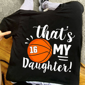 GeckoCustom Basketball Family That's My Basketball Player Personalized Custom Basketball Shirts C480