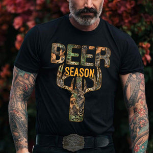 GeckoCustom Beer Season Hunting T-shirt, Hunter Gift HN590