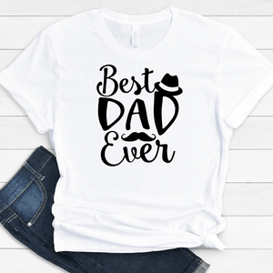 GeckoCustom Best Dad With Hat Ever Family T-shirt, HN590