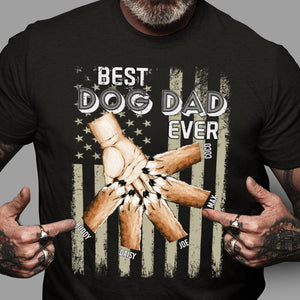 GeckoCustom Best Dog Dad Ever Dog Pump Dog T shirt HN590