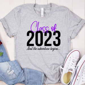 GeckoCustom Class of 2023 And The Advanture Beginning Shirt Graduation Gift HN590