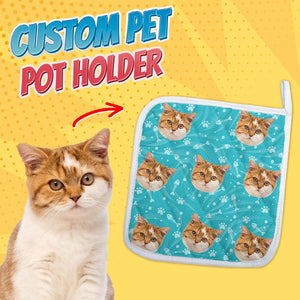 GeckoCustom Custom Cat Photo With Accessory Pattern Oven Mitt K228 889070