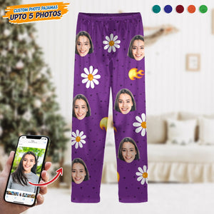 GeckoCustom Custom Face Photo With Accessories Pajamas T368 HN590 For Adult / Only Pants / XS