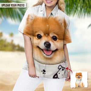 GeckoCustom Custom Pet Photo Hawaiian Shirt N369 HN590