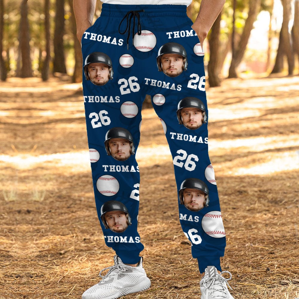 GeckoCustom Custom Photo Baseball Pattern Sport Sweatpants T286 HN590