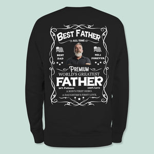 GeckoCustom Custom Photo Best Father All Time Shirt N304 889078