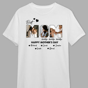 GeckoCustom Custom Photo Best Mom Ever Ever Bright Shirt N304 889127 Premium Tee (Favorite) / P Light Blue / S