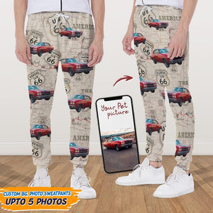 GeckoCustom Custom Photo Car Men and Women's Sweatpants N304 HN590