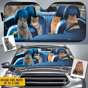 GeckoCustom Custom Photo Dog Cat Car Sunshade N369 HN590