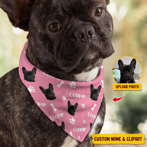 GeckoCustom Custom Photo Dog Cat, Dog Clipart Pet Bandana T368 HN590